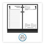 A Picture of product AAG-E1700 AT-A-GLANCE® Desk Calendar Base for Loose-Leaf Refill 3.5 x 6, Black
