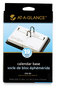 A Picture of product AAG-E1900 AT-A-GLANCE® Desk Calendar Base for Loose-Leaf Refill 3 x 3.75, Black
