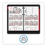 A Picture of product AAG-E2100 AT-A-GLANCE® Desk Calendar Base for Loose-Leaf Refill 4.5 x 8, Black