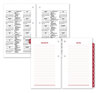 A Picture of product AAG-E717T50 AT-A-GLANCE® Desk Calendar Refill with Tabs 3.5 x 6, White Sheets, 12-Month (Jan to Dec): 2026
