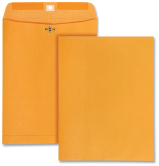 Universal® Kraft Clasp Envelope #97, Square Flap, Clasp/Gummed Closure, 10 x 13, Brown 250/Carton