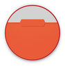A Picture of product SMD-10259 Smead™ Interior File Folders 1/3-Cut Tabs: Assorted, Letter Size, 0.75" Expansion, Orange, 100/Box