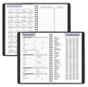 A Picture of product AAG-G21000 AT-A-GLANCE® DayMinder® Block Format Weekly Appointment Book Tabbed Telephone/Add Section, 8.5 x 5.5, Black, 12-Month (Jan to Dec): 2026