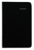 A Picture of product AAG-G21000 AT-A-GLANCE® DayMinder® Block Format Weekly Appointment Book Tabbed Telephone/Add Section, 8.5 x 5.5, Black, 12-Month (Jan to Dec): 2026