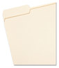 A Picture of product SMD-10330 Smead™ Manila File Folders 1/3-Cut Tabs: Assorted, Letter Size, 0.75" Expansion, 100/Box