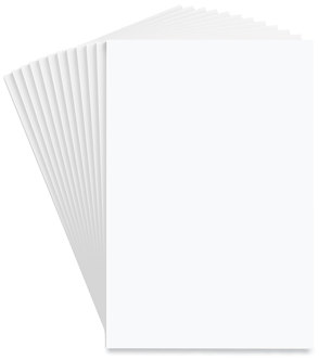 Business Source Scratch Pads Unruled, 4 x 6, White, 100 Sheets, 12/Pack. Plain memo pad.