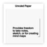 A Picture of product UNV-35615 Universal® Scratch Pads Unruled, 5 x 8, White, 100 Sheets, 12/Pack