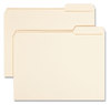 A Picture of product SMD-10337 Smead™ Reinforced Tab Manila File Folder Folders, 1/3-Cut Tabs: Right Position, Letter Size, 0.75" Expansion, 11-pt 100/Box