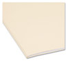 A Picture of product SMD-10347 Smead™ 100% Recycled Reinforced Top Tab File Folders 1/3-Cut Tabs: Assorted, Letter Size, 0.75" Expansion, Manila, 100/Box