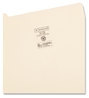 A Picture of product SMD-10356 Smead™ Reinforced Tab Manila File Folder Folders, 1/5-Cut Tabs: Assorted, Letter Size, 0.75" Expansion, 11-pt 100/Box