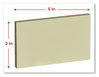 A Picture of product UNV-35672 Universal® Self-Stick Note Pads 3" x 5", Yellow, 100 Sheets/Pad, 12 Pads/Pack