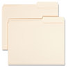 A Picture of product SMD-10385 Smead™ Manila Guide Height Systems File Folders 2/5-Cut Tabs: Right of Center, Letter Size, 0.75" Expansion, 100/Box