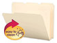 A Picture of product SMD-10510 Smead™ Poly Manila Folders 1/3-Cut Tabs: Assorted, Letter Size, 12/Pack