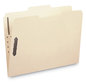A Picture of product SMD-10545 Smead™ Poly Top Tab Fastener Folders 0.75" Expansion, 2 Fasteners, Letter Size, Manila Exterior, 24/Box