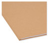 A Picture of product SMD-10710 Smead™ Heavyweight Kraft File Folder Straight Tabs, Letter Size, 0.75" Expansion, 11-pt Brown, 100/Box