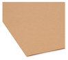 A Picture of product SMD-10710 Smead™ Heavyweight Kraft File Folder Straight Tabs, Letter Size, 0.75" Expansion, 11-pt Brown, 100/Box