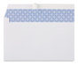 A Picture of product UNV-36004 Universal® Peel Seal Strip Business Envelope Security Tint #10, Square Flap, Self-Adhesive Closure, 4.13 x 9.5, White, 100/Box