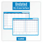 A Picture of product AAG-PM23328 AT-A-GLANCE® 30/60-Day Undated Horizontal Erasable Wall Planner 36 x 24, White/Blue Sheets,