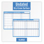 A Picture of product AAG-PM23928 AT-A-GLANCE® 90/120-Day Undated Horizontal Erasable Wall Planner 36 x 24, White/Blue Sheets,