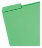 A Picture of product SMD-11641 Smead™ Reinforced Top Tab Colored File Folders 1/3-Cut Tabs: Assorted, Letter Size, 0.75" Expansion, Colors, 12/Pack