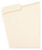 A Picture of product SMD-11928 Smead™ Manila File Folders 1/3-Cut Tabs: Assorted, Letter Size, 0.75" Expansion, 24/Pack