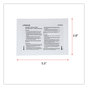 A Picture of product UNV-38026 Universal® Shredder Lubricant Sheets 5.5 x 2.8, 24 Sheets/Pack
