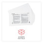 A Picture of product UNV-38026 Universal® Shredder Lubricant Sheets 5.5 x 2.8, 24 Sheets/Pack