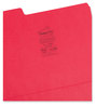 A Picture of product SMD-11983 Smead™ SuperTab® Colored File Folders 1/3-Cut Tabs: Assorted, Letter Size, 0.75" Expansion, 11-pt Stock, Red, 100/Box