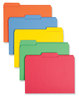 A Picture of product SMD-11993 Smead™ Reinforced Top Tab Colored File Folders 1/3-Cut Tabs: Assorted, Letter Size, 0.75" Expansion, Colors, 100/Box