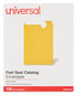 A Picture of product UNV-40102 Universal® Peel Seal Strip Catalog Envelope #10 1/2, Square Flap, Self-Adhesive Closure, 9 x 12, Natural Kraft, 100/Box