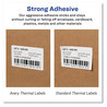 A Picture of product AVE-04151 Avery® Multipurpose Thermal Labels Printer Printers, 1.13 x 3.5, Clear, 120/Roll, 1 Roll/Pack