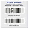 A Picture of product AVE-04151 Avery® Multipurpose Thermal Labels Printer Printers, 1.13 x 3.5, Clear, 120/Roll, 1 Roll/Pack
