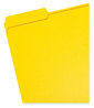 A Picture of product SMD-12934 Smead™ Reinforced Top Tab Colored File Folders 1/3-Cut Tabs: Assorted, Letter Size, 0.75" Expansion, Yellow, 100/Box