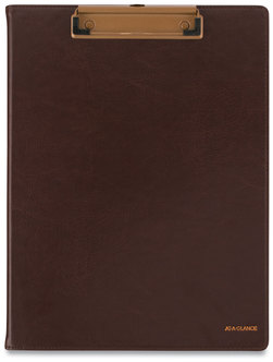 AT-A-GLANCE® Signature Collection™ Monthly Clipfolio 11 x 8, Distressed Brown Cover, 13-Month: Jan 2026 to 2027