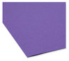 A Picture of product SMD-13043 Smead™ Colored File Folders 1/3-Cut Tabs: Assorted, Letter Size, 0.75" Expansion, Purple, 100/Box