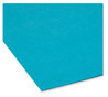 A Picture of product SMD-13143 Smead™ Colored File Folders 1/3-Cut Tabs: Assorted, Letter Size, 0.75" Expansion, Teal, 100/Box