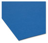 A Picture of product SMD-13193 Smead™ Colored File Folders 1/3-Cut Tabs: Assorted, Letter Size, 0.75" Expansion, Navy Blue, 100/Box