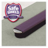 A Picture of product SMD-13776 Smead™ Pressboard Classification Folders with SafeSHIELD® Coated Fasteners Four 2/5-Cut Tabs, 1 Divider, Letter Size, Gray-Green, 10/Box