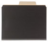 A Picture of product SMD-14011 Smead™ SuperTab® Colored Classification Folders with SafeSHIELD® Coated Fastener Technology Six Fasteners, 2" Expansion, 2 Dividers, Letter Size, Dark Gray, 10/Box