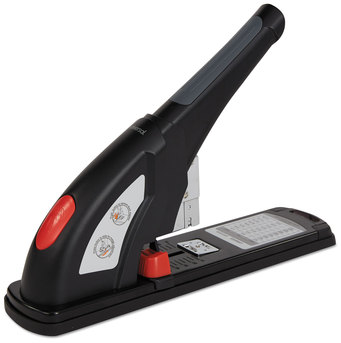 Universal® Heavy-Duty Stapler 200-Sheet Capacity, Black/Graphite/Red