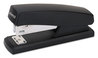 A Picture of product UNV-43119 Universal® Half-Strip Stapler 20-Sheet Capacity, Black