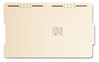 A Picture of product SMD-14580 Smead™ Top Tab Fastener Folders Guide-Height 2/5-Cut Tabs, 0.75" Expansion, 2 Fasteners, Letter Size, 11-pt Manila, 50/Box