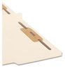 A Picture of product SMD-14595 Smead™ Top Tab Manila Expansion Fastener Folders 1.5" 2 Fasteners, Letter Size, Exterior, 50/Box