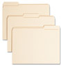 A Picture of product SMD-14595 Smead™ Top Tab Manila Expansion Fastener Folders 1.5" 2 Fasteners, Letter Size, Exterior, 50/Box