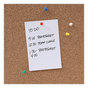 A Picture of product UNV-43613 Universal® Cork Bulletin Board 36 x 24, Tan Surface, Aluminum Frame