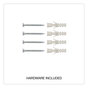 A Picture of product UNV-43623 Universal® Melamine Dry Erase Board with Aluminum Frame 36 x 24, White Surface, Anodized