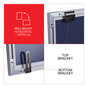 A Picture of product UNV-43627 Universal® Deluxe Melamine Dry Erase Board 96 x 48, White Surface, Silver Anodized Aluminum Frame
