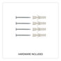 A Picture of product UNV-43628 Universal® Design Series Deluxe Dry Erase Board 36 x 24, White Surface, Black Anodized Aluminum Frame