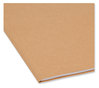 A Picture of product SMD-15710 Smead™ Heavyweight Kraft File Folder Straight Tabs, Legal Size, 0.75" Expansion, 11-pt Brown, 100/Box
