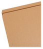 A Picture of product SMD-15710 Smead™ Heavyweight Kraft File Folder Straight Tabs, Legal Size, 0.75" Expansion, 11-pt Brown, 100/Box
